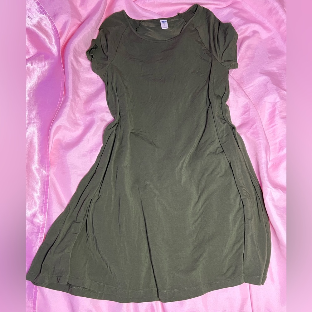 Old Navy Dark Green Mini Dress